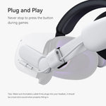 KIWI Design akkumulátoros Elite fejpánt Oculus/Meta Quest 2-höz