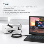 KIWI Design -  Optikai VR Link kábel - USB-C - USB-C - 3 méter - Quest 1, Quest 2 kompatibilis