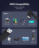 KIWI Design - VR Link kábel - USB 3.0 - USB-C - 3 méter - Quest 1, Quest 2 kompatibilis